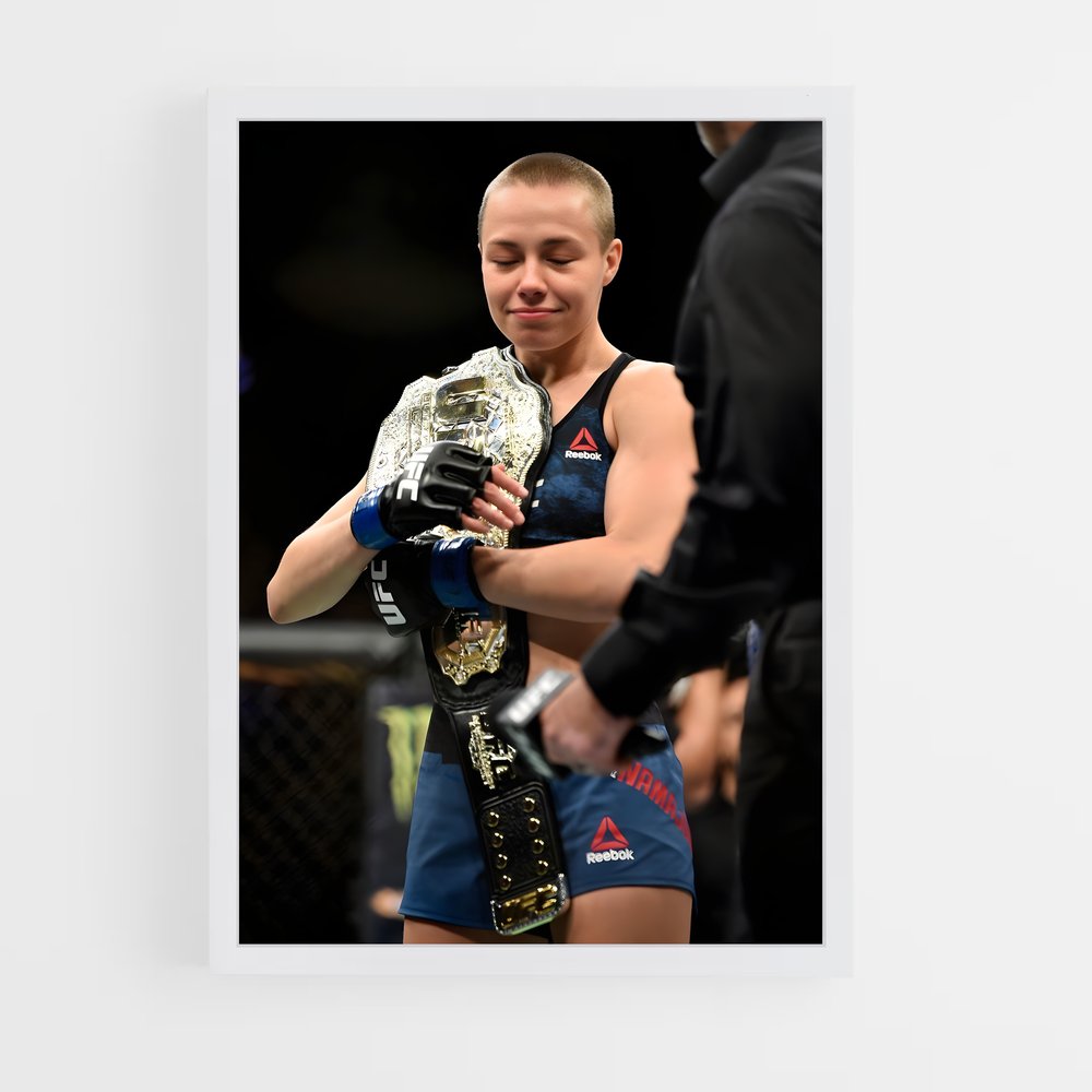 Poster Championne de L'Octogone – affiche Taekwondo (vue 3)